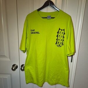 Felix the Cat Shoe Palace Neon Green 8 Ball Graphic T-Shirt Mens 2XL XXL